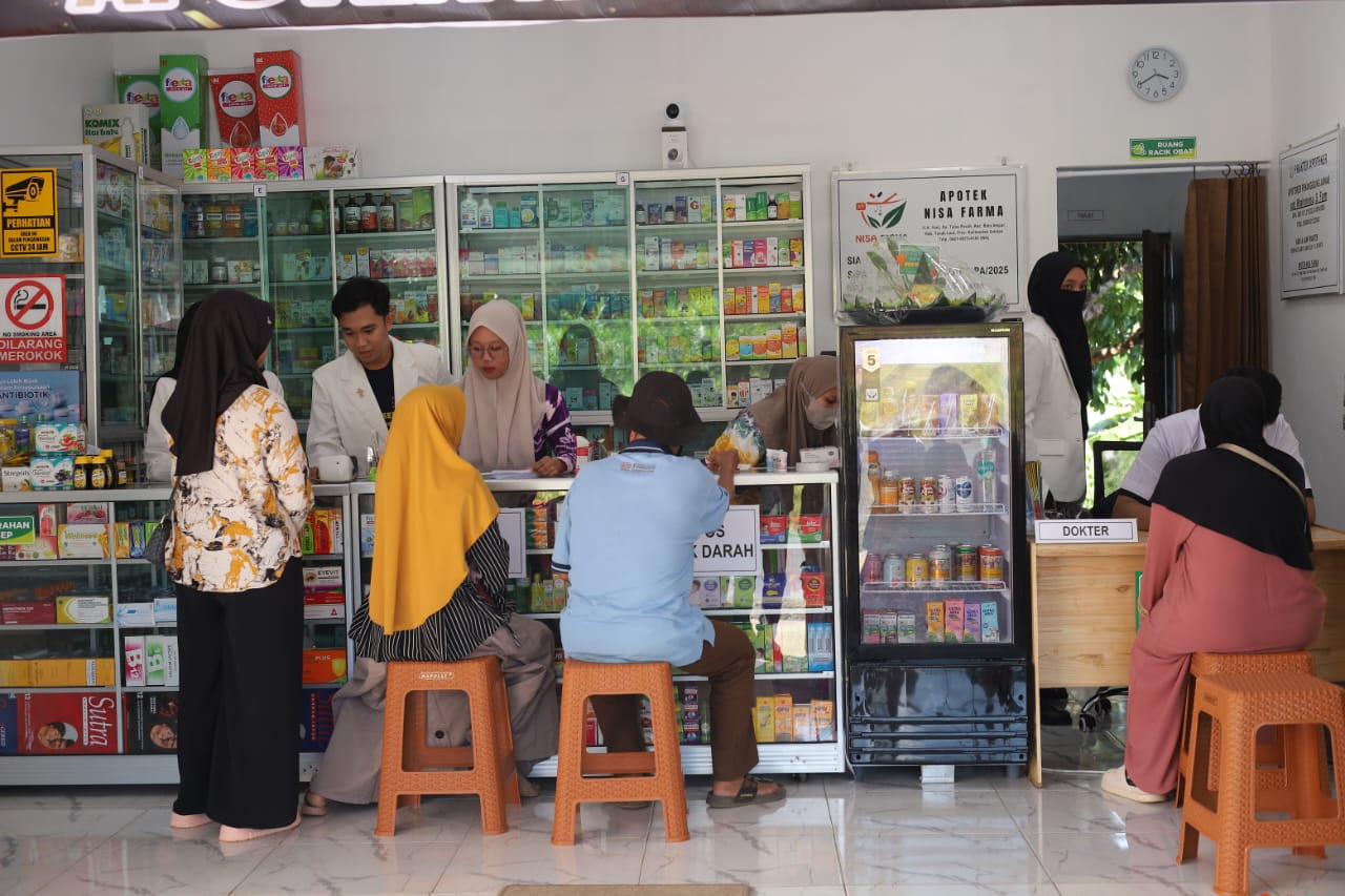 aktivitas apotek nisa farma tajau pecah